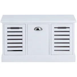 CARO-Möbel Trient 100 x 45 x 35 cm weiß / mit 3 Schubkästen