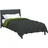 vidaXL Winterbettdecke Grün und Anthrazit 140 cm Mikrofaser