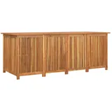 furnicato Gartenbox 200 x 80 x 75 cm Braun