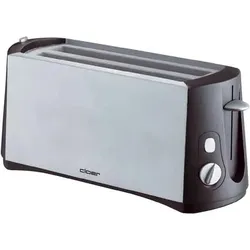 Cloer Toaster 4 Scheiben 3710 sw/metall matt