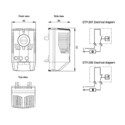 SCHROFF THERMOSTAT F. LUEFTER NO