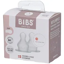 Bibs Zuigfles Spenen Siliconen Duopack Medium 2 St Sauger