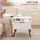 Homcom Couchtisch Weiß Spanplatte 50 x 58 x 100 cm