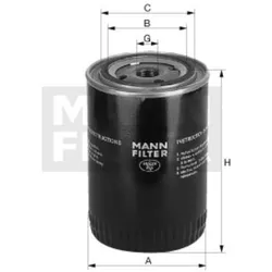 Ölfilter MANN-FILTER W 11 106