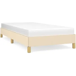 vidaXL Bettgestell 100 x 200 cm Creme