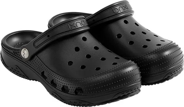 PUXI Joymeet Clogs, Farbe: Tintenschwarz, Größe: 37-38, Unisex, minimalistisches Mode-Design