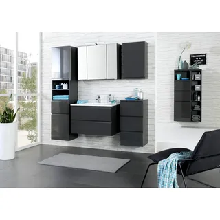 Held Badezimmer Cardiff ca. 60 cm Grau mit LED