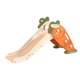 Baby Rutsche und Schaukel Set Freistehende Rutsche Kleinkind Kletter Schaukel Set Kleinkind Spielplatz Spiel Set Indoor Outdoor Lange Rutsche Babyspielplatz Activity Center (Carrot)