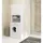 abamihome Waschmaschinenschrank 64 x 30 x 180 cm Weiß
