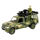 Toi-Toys RC-Auto Alfafox Militär Jeep 2CH RTR grün (22cm)