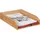 Relaxdays Dokumentenablage Bambus, perforiert, stapelbar, A4, Schreibtischablage, Büro, HBT: ca 7 x 25 x 33, natürlich