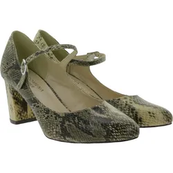 Pacomena by MENBUR Damen Pumps modische Abend-Schuhe High-Heels 07066 0040 Schwarz/Braun - 37