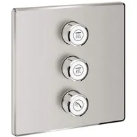 Grohe Grohtherm SmartControl Unterputzventil eckig für 3 Verbraucher Supersteel 29127DC0