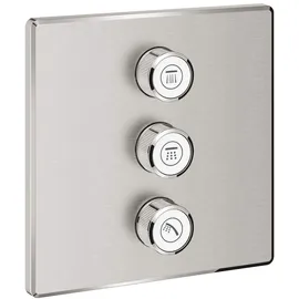 Grohe Grohtherm SmartControl Unterputzventil eckig für 3 Verbraucher Supersteel 29127DC0