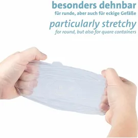 Westmark Frischhaltedeckel-Set Silikon Round transparent, 1 Set