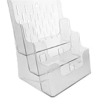 NUOBESTY Transparent Dokumentenständer Für Büro Und Zuhause Multifunktionaler Akten Und Magazinorganizer Für Schreibtisch Platzsparend Und Leicht Zugänglich