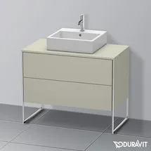 Duravit Waschtischunterschrank 2 Auszüge 100 x 77,8 x 54,8 cm Schwarz