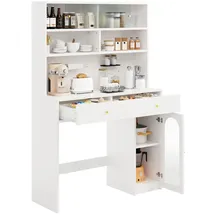 Okwish Küchenbuffet 120 x 180 x 45 cm Weiß