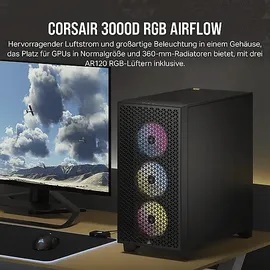 Corsair 3000D RGB Airflow schwarz