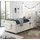 Lomadox Boxspringbett Jugendbett in 120x200 cm MANAUS-09, in der Farbe Ivory creme, Taschenfederkern-Matratze, elektrisch verstellbar