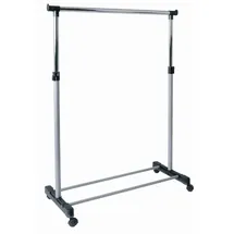 Haku-Möbel Rollgarderobe 90 x 43 x 95-170 grau