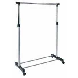 Haku-Möbel Rollgarderobe 90 x 43 x 95-170 grau