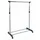 Haku-Möbel Rollgarderobe 90 x 43 x 95-170 grau