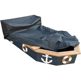 Axi Doris Sandkasten aus Holz, Bank und Bodentuch, 153 x 90 x 100%, cm grau Junior