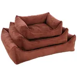 Flamingo Tierbett Hundekorb Reno rechteckig lachsrosa