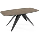 Feldmann-Wohnen Ferro 160 x 80 x 76 cm dunkelgrau