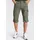 Bruno Banani Bermudas BRUNO BANANI, Herren, Gr. 34, Länge 32, grün (olivgrün), Denim/Jeans, Obermaterial: 100% Baumwolle, schmal knieumspielend, Hosen Bermudas, schmale Passform, gerade Beinform, mit Cargotaschen, Topseller