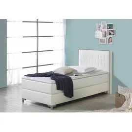 INOSIGN »Coos« mit besonderer Steppung im Kopfteil, 3 Matratzenarten, 2 Härtegrade schwarz-weiß