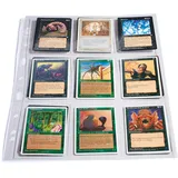 Leuchtturm 323456 TCG Sheets Grande Pro - mit 9 Taschenhüllen für Trading Cards, 5er-Pack, 24,2 x 31,2 cm, weichmacherfrei
