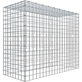 Gabiona C-Ring-Gabione-Anbaukorb Typ 3 80 x 100 x 40 cm Maschenw 5 x 5 cm