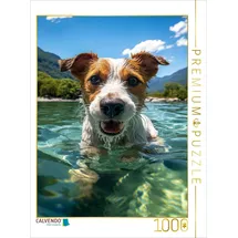 Calvendo Puzzle Ja, Schwimmen ist großartig 1000 Teile Lege-Größe 64x48cm Foto-Puzzle für glückliche Stunden