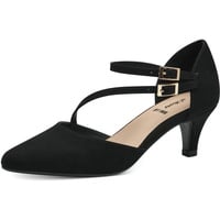 S.Oliver Damen Pumps mit Riemen Spitz Elegant, Schwarz (Black),