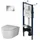 AM.PM Wand-WC mit WC-Sitz Weiß