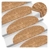 vidaXL Stufenmatte 65 x 21 cm Beige