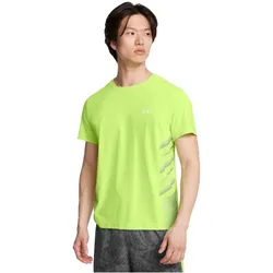 UNDER ARMOUR Iso-Chill Laser Heat kurzarm Laufshirt Herren 304 - morph green/castlerock/reflective L
