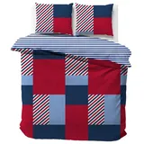 KARACA Morris Navy Blue Multi 200 x 200 cm + 2 x 80 x 80 cm