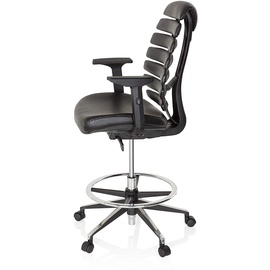 HJH Office Ergo Line II Work Leder schwarz