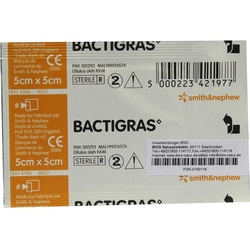 Bactigras Paraffingaze 5x5 cm 1 St