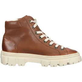 Paul Green "Paul Green Sneaker Glattleder", Damen, Hightop-Sneaker, Frauen High-Top Sneaker,Strassenschuhe,Sportschuhe,Freizeitschuhe,Turnschuhe,Mittelbraun (Cognac),37 EU / 4 UK - 37 EU