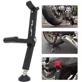Motorrad Wagenheber Hebebühne, Vorderradhalterung Hinterrad mit Klappgriff für die meisten Motorradräder, Dirt Pit Bike On/Off Road Schwarz