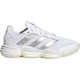 adidas Damen Stabil 16 Indoor Shoes, Ftwwht/Silvermet/Greone, 48 2/3 EU