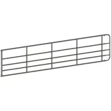 ako fencing Verstellbares Weidetor 90 cm 2-3 m silberfarben