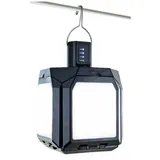 Schwaiger LED Solar Outdoor Leuchte spritzwassergeschützt 5 Panel schwarz