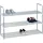Relaxdays Schuhregal 90 x 70 x 31 cm silber