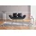Innovation Living Schlafcouch Kunstleder 2-Sitzer Schwarz