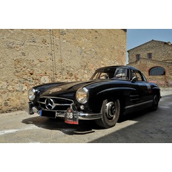 PAPERMOON Fototapete „Oldtimer“ Tapeten Gr. B/L: 2,50 m x 1,86 m, Bahnen: 5 St., bunt Fototapeten